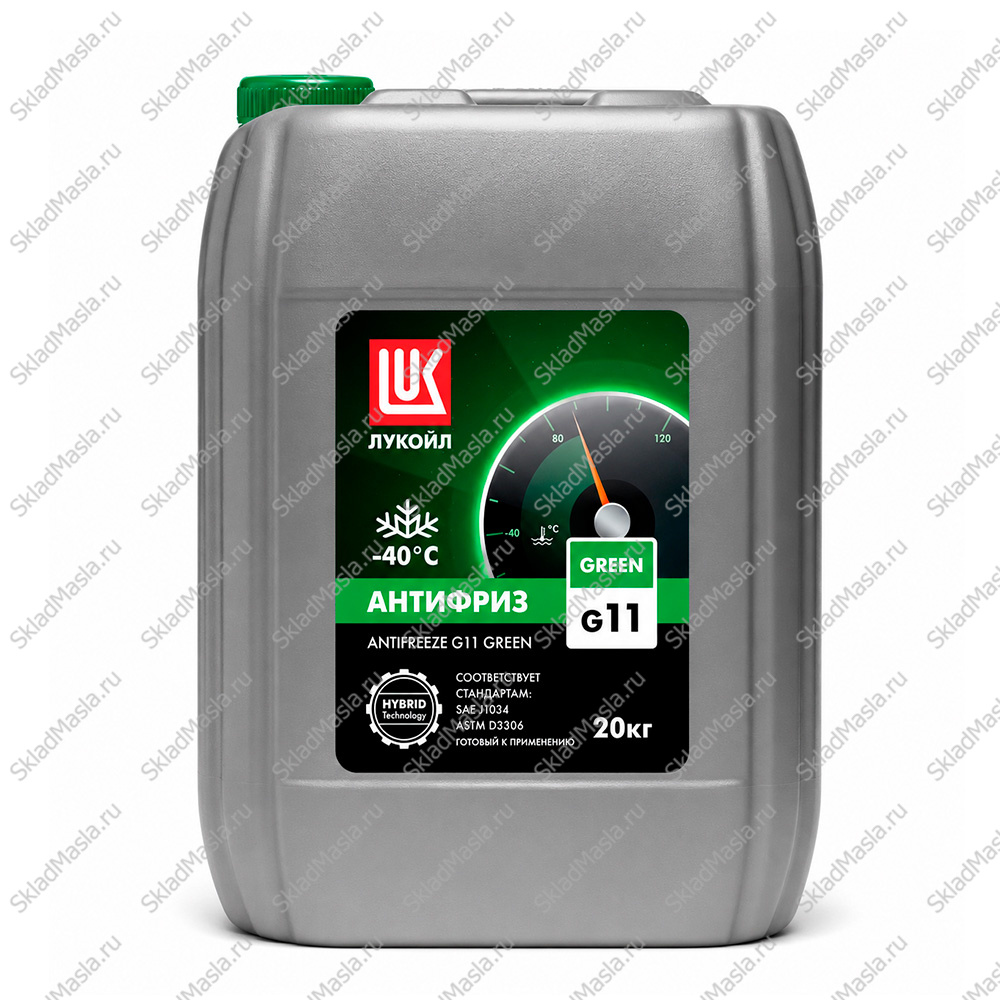 Антифриз Лукойл G11 -40 Green (канистра 20кг)
