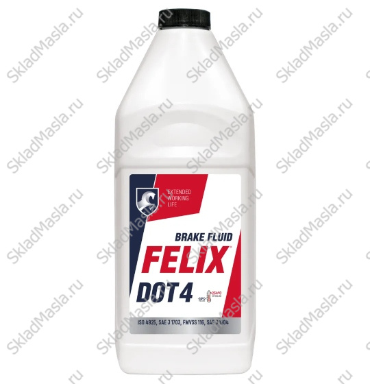 Тормозная жидкость Felix DOT 4 (бутылка 910гр)